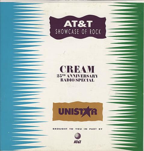 Cream 25th Anniversary Radio Special 3-LP vinyl record set (Triple LP Album) US CRM3LTH93291