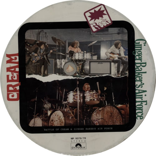 Cream Battle Of Cream & Ginger Baker's Airforce 2-LP vinyl record set (Double LP Album) Japanese CRM2LBA600144