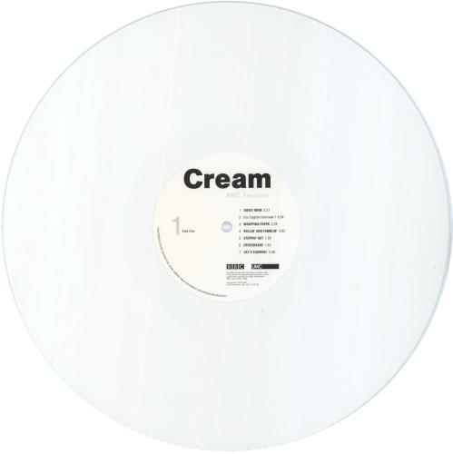Cream BBC Sessions White & Cream Vinyl + Numbered UK 2LP vinyl