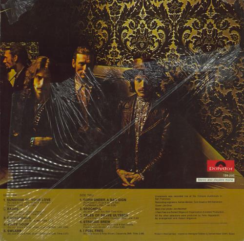 Cream Best Of Cream vinyl LP album (LP record) German CRMLPBE826221