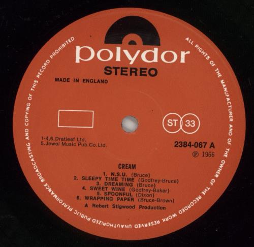 Cream Cream + Publicity Photo vinyl LP album (LP record) UK CRMLPCR865961
