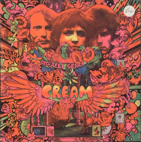 Cream Disraeli Gears - 2nd - EX vinyl LP album (LP record) UK CRMLPDI599034