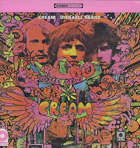 Cream Disraeli Gears - 2nd vinyl LP album (LP record) US CRMLPDI357063