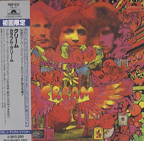 Cream Disraeli Gears CD album (CDLP) Japanese CRMCDDI322635