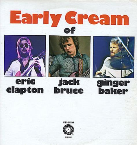 Cream Early Cream vinyl LP album (LP record) US CRMLPEA78225