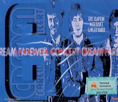 Cream Farewell Concert Video CD Hong Kong CRMVDFA188201