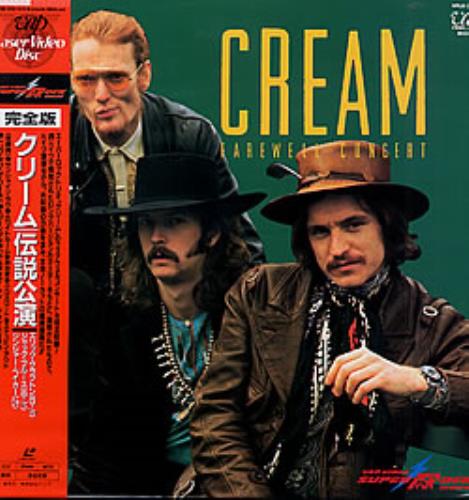 Cream Farewell Concert laserdisc / lazerdisc Japanese CRMLZFA279759