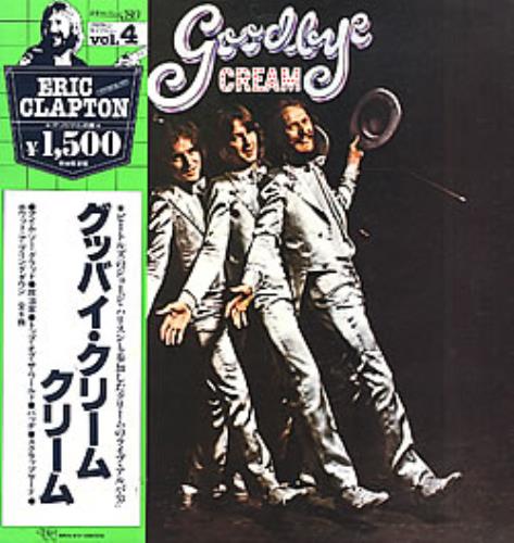 Cream Goodbye vinyl LP album (LP record) Japanese CRMLPGO178510