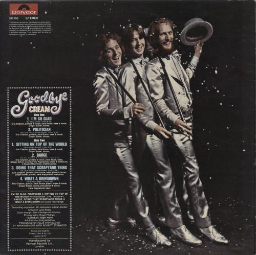 Cream Goodbye vinyl LP album (LP record) UK CRMLPGO330461