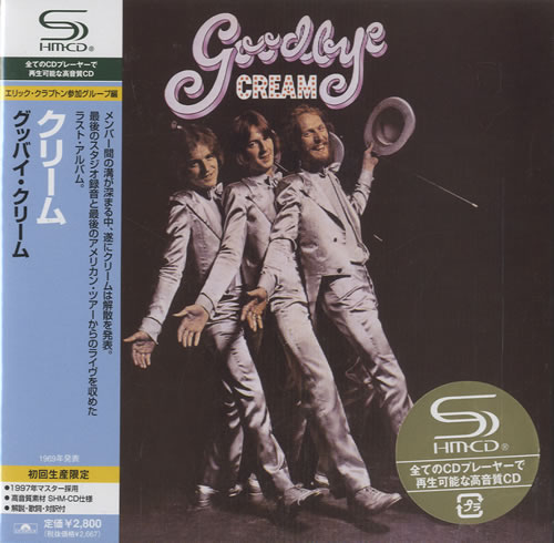 Cream Goodbye SHM CD Japanese CRMHMGO444539