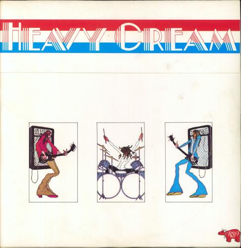 Cream Heavy Cream vinyl LP album (LP record) Australian CRMLPHE828909