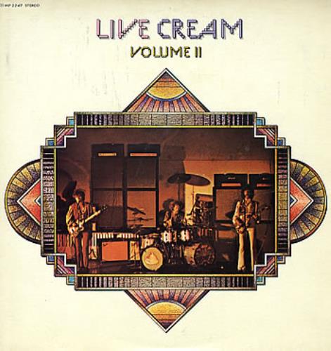 Cream Live Cream Volume II vinyl LP album (LP record) Japanese CRMLPLI296490