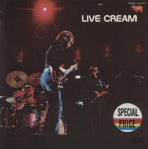 Cream Live Cream vinyl LP album (LP record) German CRMLPLI540981