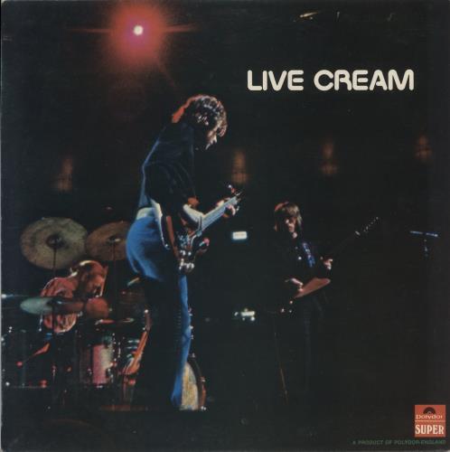 Cream Live Cream vinyl LP album (LP record) UK CRMLPLI547586