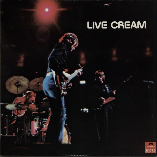 Cream Live Cream vinyl LP album (LP record) Australian CRMLPLI567976