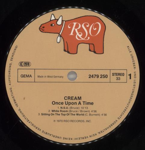 Cream Once Upon A Time 2-LP vinyl record set (Double LP Album) German CRM2LON262601