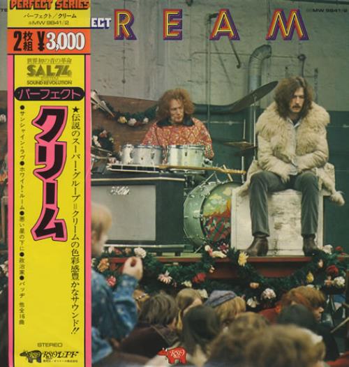 Cream Perfect Cream + Obi 2-LP vinyl record set (Double LP Album) Japanese CRM2LPE272362
