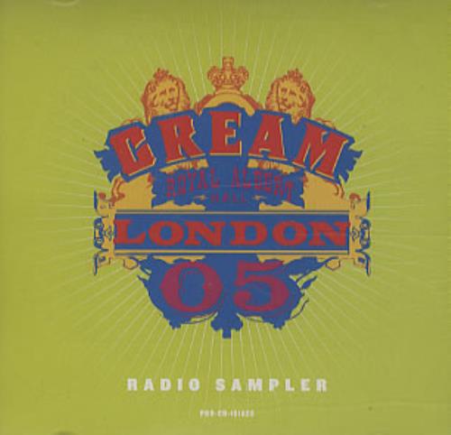 Cream Royal Albert Hall London 05 - Radio Sampler CD single (CD5 / 5") US CRMC5RO344291