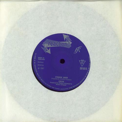 Cream Strange Brew - Solid 7" vinyl single (7 inch record / 45) UK CRM07ST416470