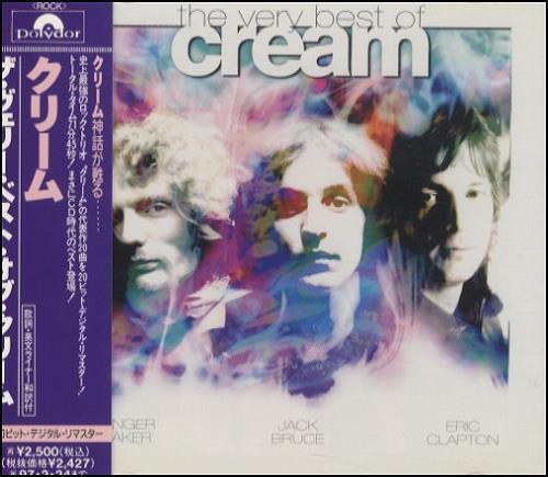 Cream The Very Best Of Cream CD album (CDLP) Japanese CRMCDTH423793