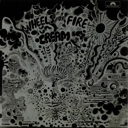Cream Wheels Of Fire - laminated p/s vinyl LP album (LP record) UK CRMLPWH136488