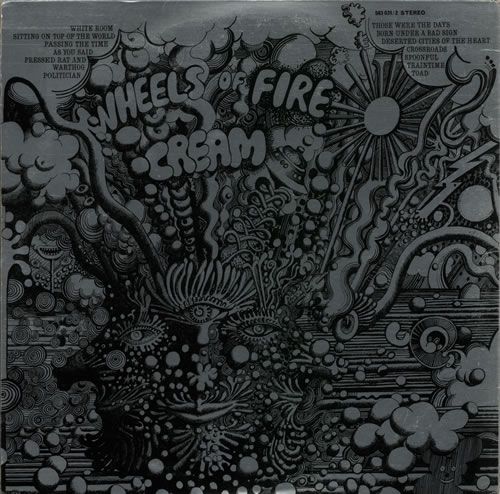 Cream Wheels Of Fire 2-LP vinyl record set (Double LP Album) UK CRM2LWH492460