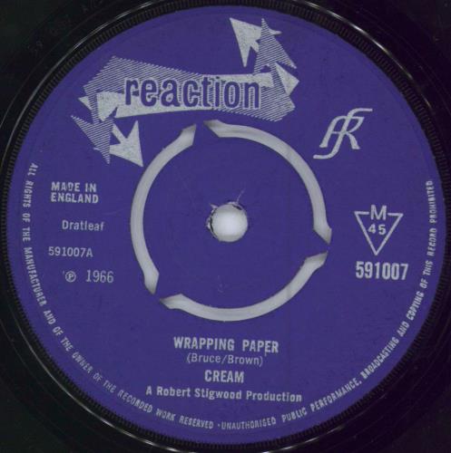 Cream Wrapping Paper - VG+ 7" vinyl single (7 inch record / 45) UK CRM07WR784554
