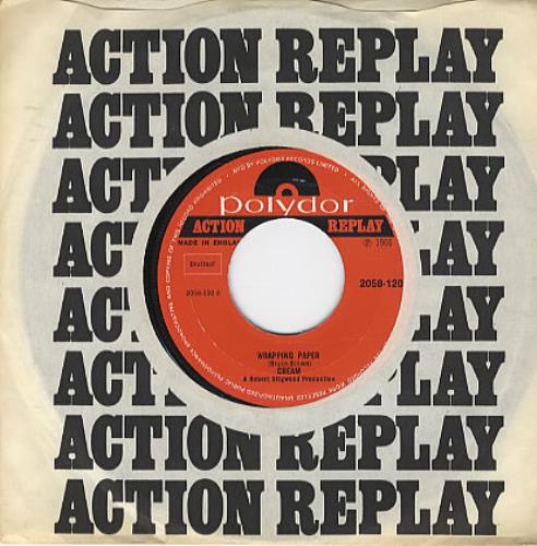Cream Wrapping Paper 7" vinyl single (7 inch record / 45) UK CRM07WR325686