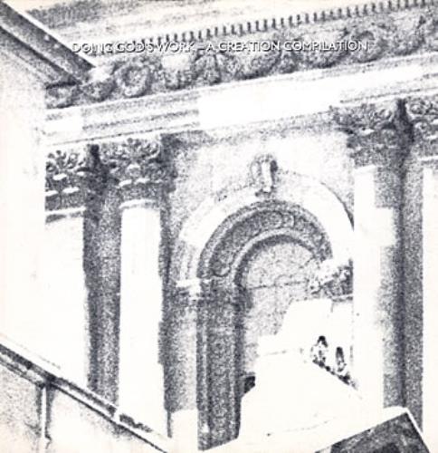 Creation Records Doing God's Work - White Label vinyl LP album (LP record) UK CAXLPDO301291