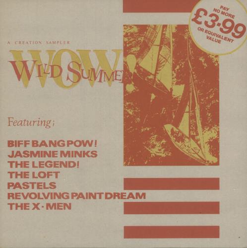 Creation Records Wild Summer, Wow! vinyl LP album (LP record) UK CAXLPWI685592