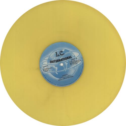 Creation Steppers Africa - Yellow Vinyl 12" vinyl single (12 inch record / Maxi-single) UK Y8G12AF711506