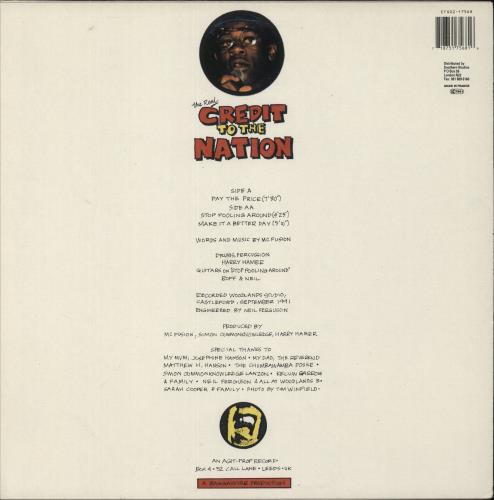Credit To The Nation Pay The Price 12" vinyl single (12 inch record / Maxi-single) UK CBV12PA645116