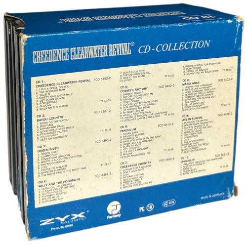 Creedence Clearwater Revival 10 CD-Collection - EX CD Album Box Set German CCLDXCD876406
