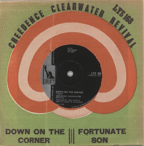 Creedence Clearwater Revival Fortunate Son 7" vinyl single (7 inch record / 45) US CCL07FO864328