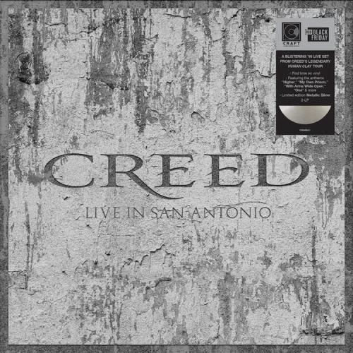 Creed Live In San Antonio - RSD Black Friday 2025 - Metallic Silver Vinyl - Sealed 2-LP vinyl record set (Double LP Album) UK E-D2LLI880057