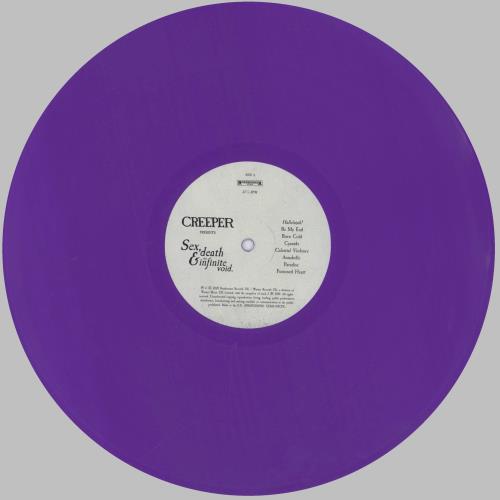 Creeper Sex, Death & The Infinite Void - Purple Vinyl + Black Sleeve vinyl LP album (LP record) UK 3Y8LPSE827685
