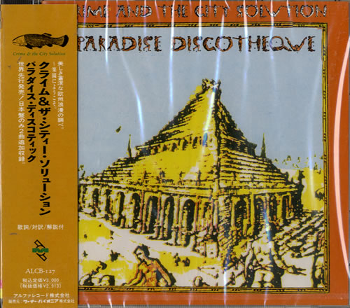Crime & The City Solution Paradise Discotheque CD album (CDLP) Japanese CB7CDPA477647