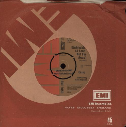 Crisp Sally And Jake 7" vinyl single (7 inch record / 45) UK 8XP07SA856443