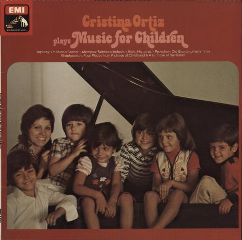 Cristina Ortiz Music For Children vinyl LP album (LP record) UK H0ILPMU887333