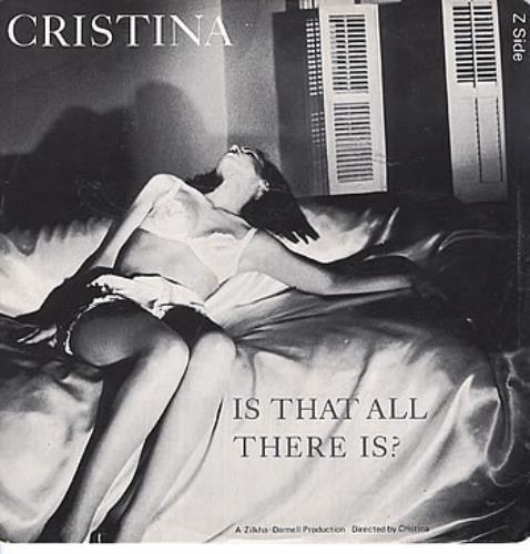 Cristina Is That All There Is? 12" vinyl single (12 inch record / Maxi-single) UK TNC12IS168415