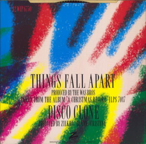 Cristina Things Fall Apart 12" vinyl single (12 inch record / Maxi-single) UK TNC12TH799221