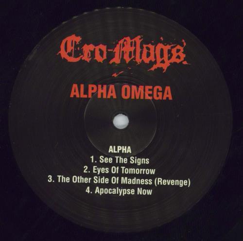 Cro-Mags Alpha Omega vinyl LP album (LP record) UK C2PLPAL818825