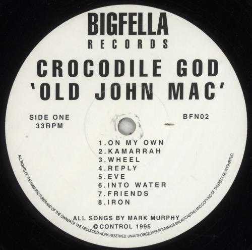 Crocodile God Old John Mac vinyl LP album (LP record) UK 81ZLPOL856805