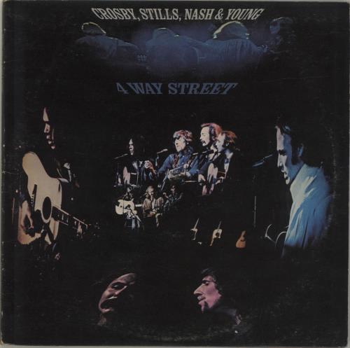 Crosby, Stills, Nash & Young 4 Way Street - EX 2-LP vinyl record set (Double LP Album) UK CSN2LWA615135