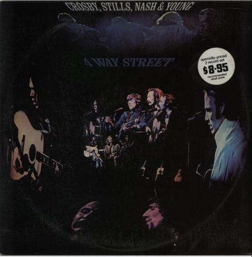 Crosby, Stills, Nash & Young 4 Way Street 2-LP vinyl record set (Double LP Album) Australian CSN2LWA648302