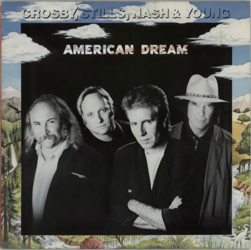 Crosby, Stills, Nash & Young American Dream vinyl LP album (LP record) UK CSNLPAM313995