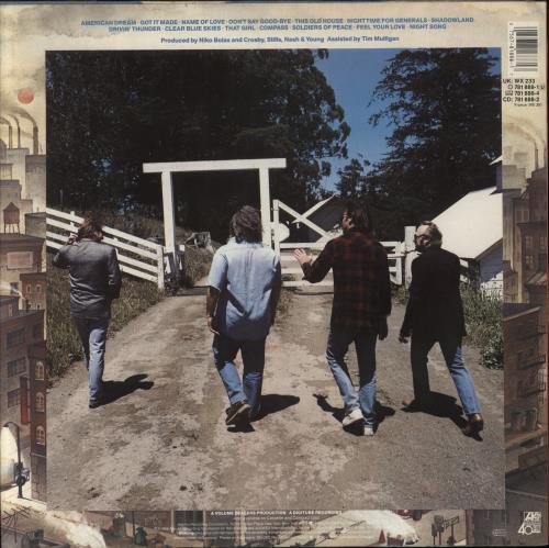 Crosby, Stills, Nash & Young American Dream vinyl LP album (LP record) UK CSNLPAM313995