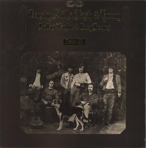 Crosby, Stills, Nash & Young D�j� Vu - 2� vinyl LP album (LP record) UK CSNLPDJ776980