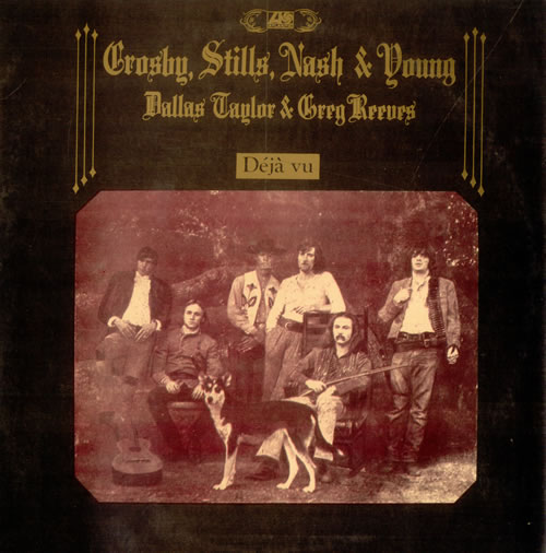 Crosby, Stills, Nash & Young D�j� Vu vinyl LP album (LP record) Portuguese CSNLPDJ510602