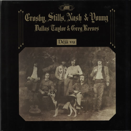 Crosby, Stills, Nash & Young D�j� Vu vinyl LP album (LP record) Canadian CSNLPDJ566401
